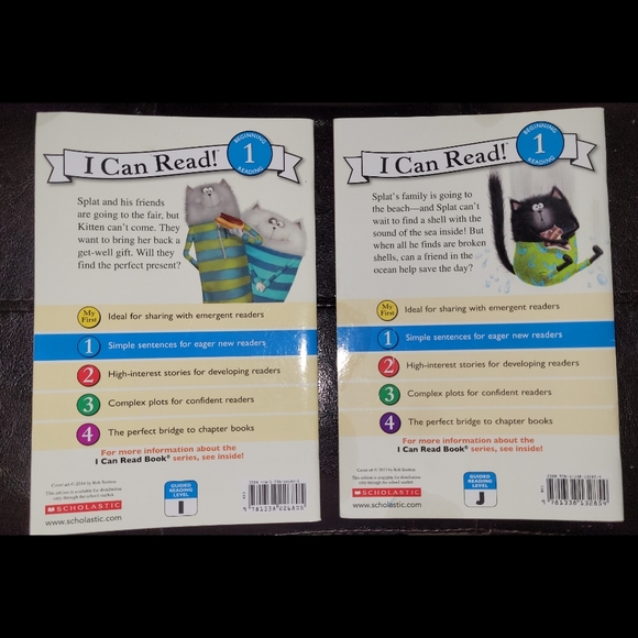 Splat The Cat / I can read Level 1 / 4 books - Picture 4 of 4